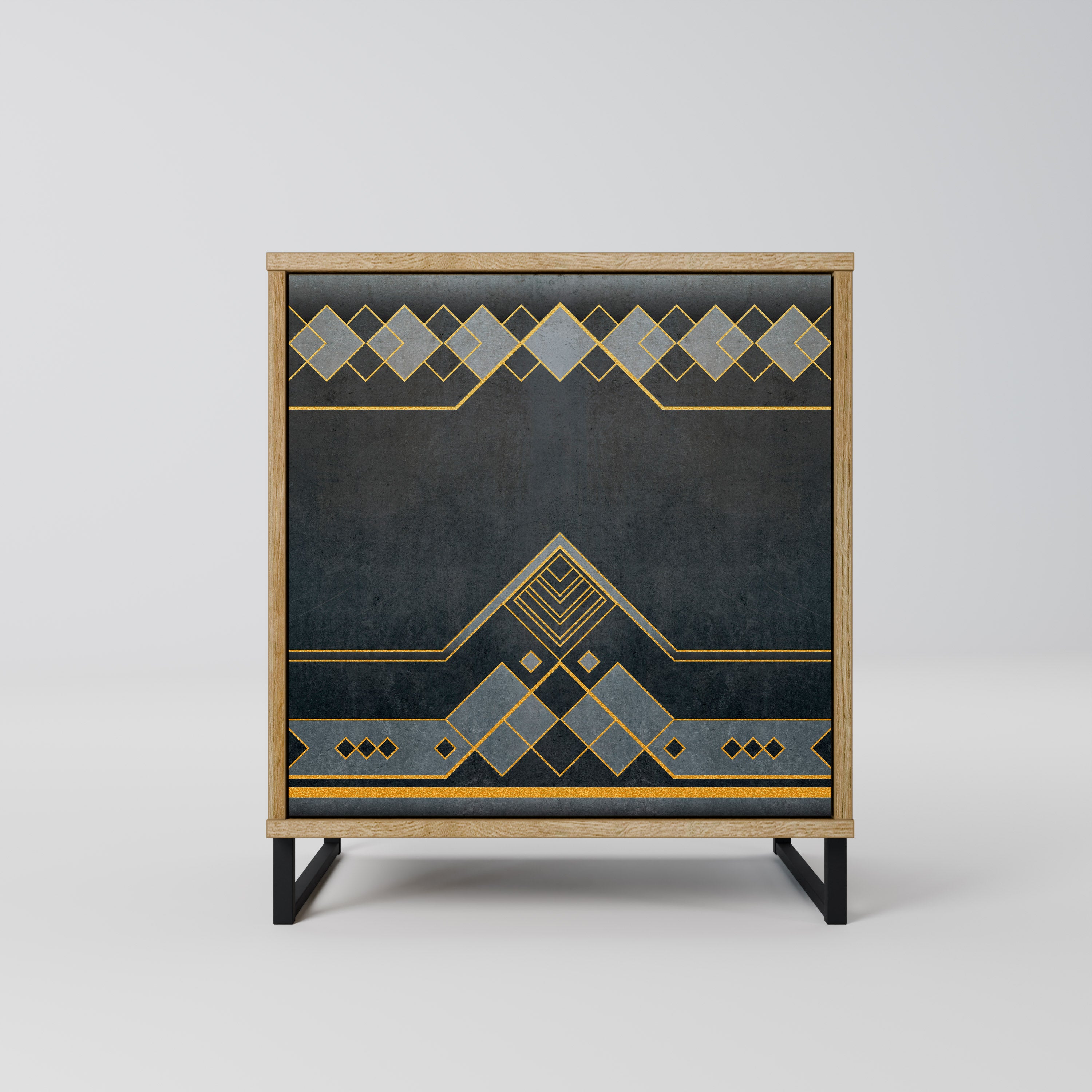 ROYAL ORDINARINESS Sideboard mit 1 Tür in Eiche-Optik