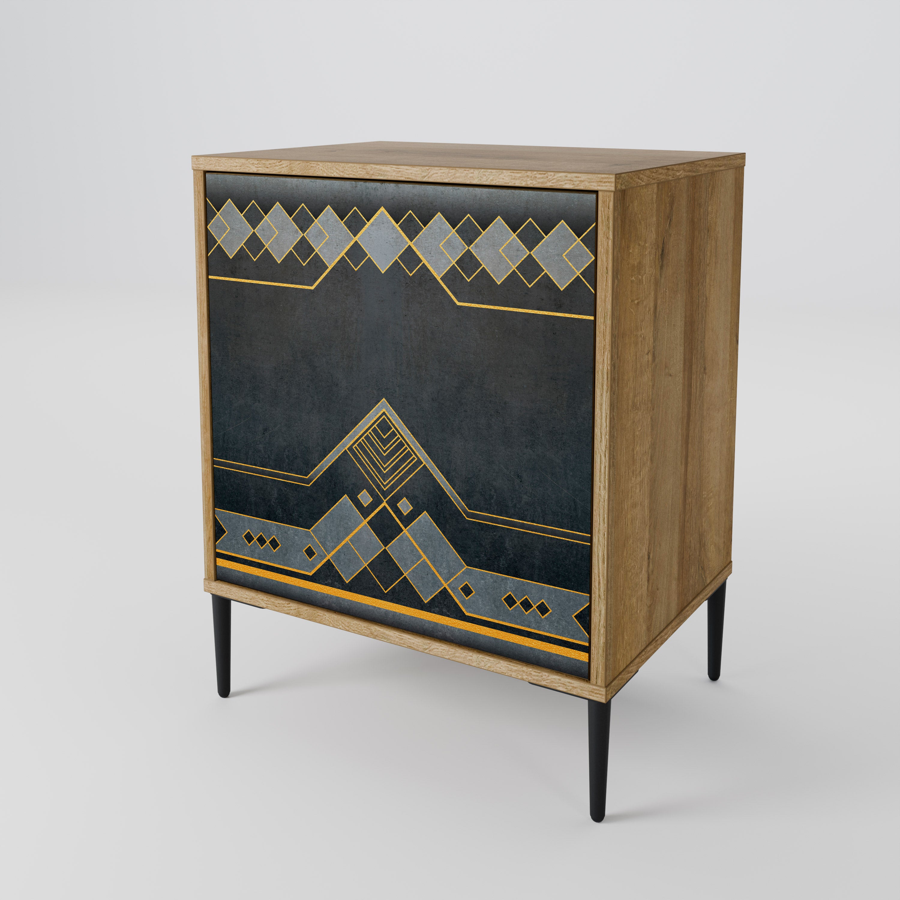 ROYAL ORDINARINESS Sideboard mit 1 Tür in Eiche-Optik