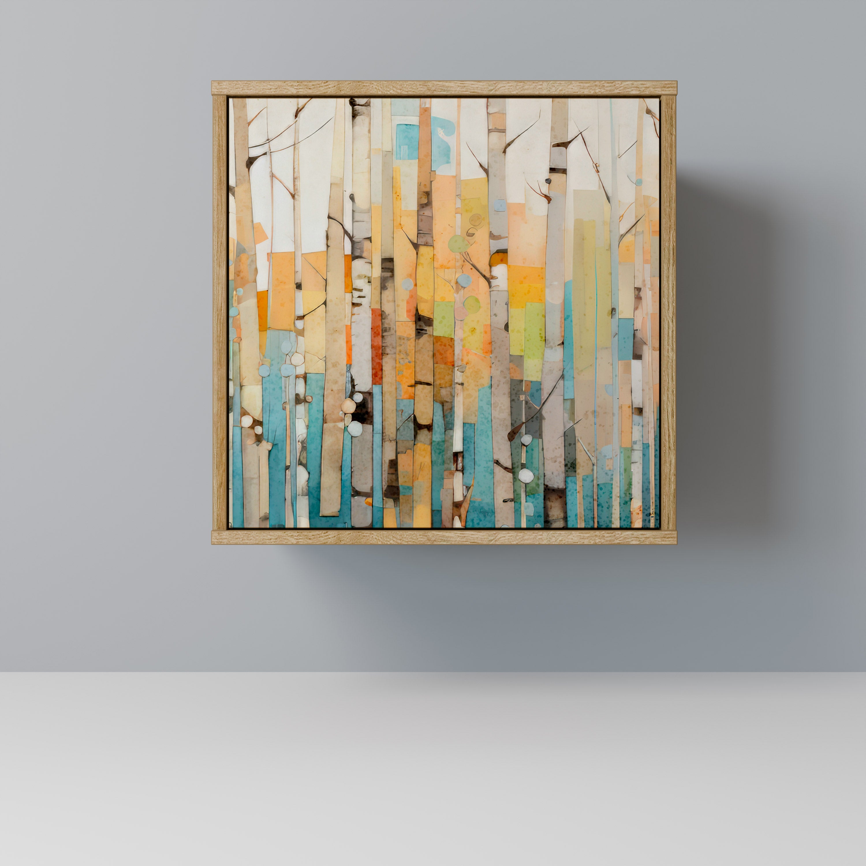 BIRCH KALEIDOSCOPE Sideboard mit 1 Tür in Eiche-Optik