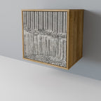 GRAIN LINES Sideboard mit 1 Tür in Eiche-Optik