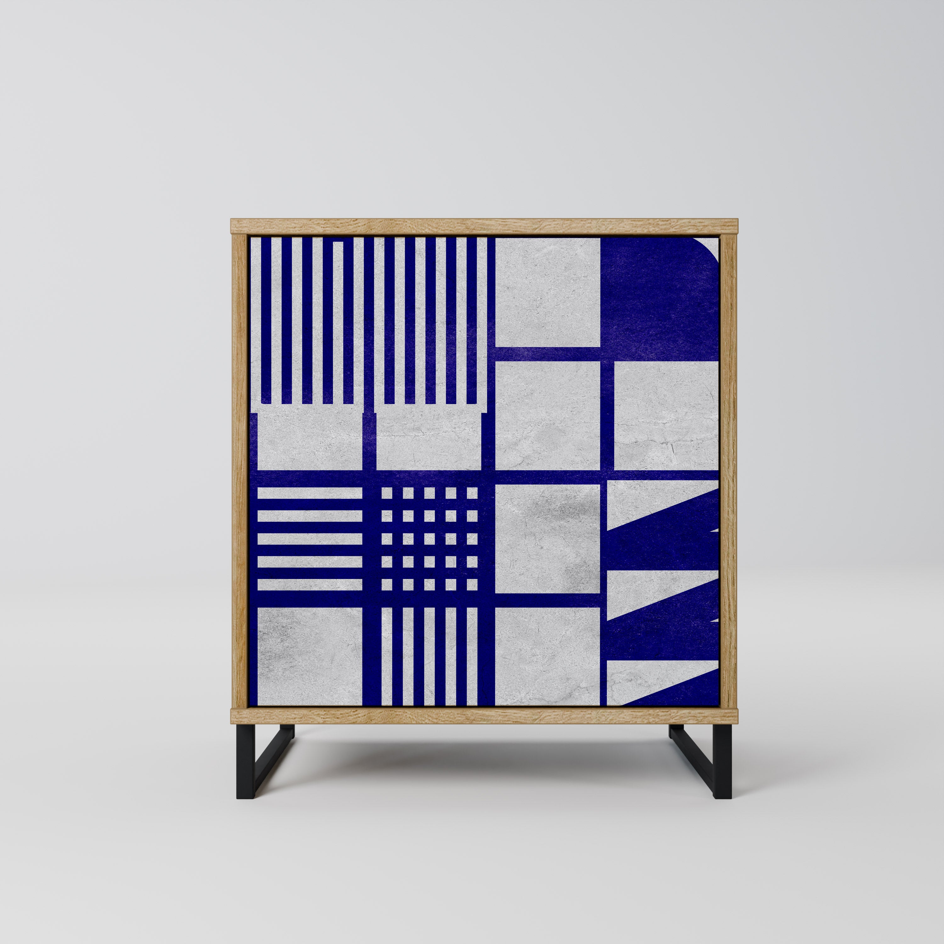 THE RIGHT PLACES Sideboard mit 1 Tür in Eiche-Optik