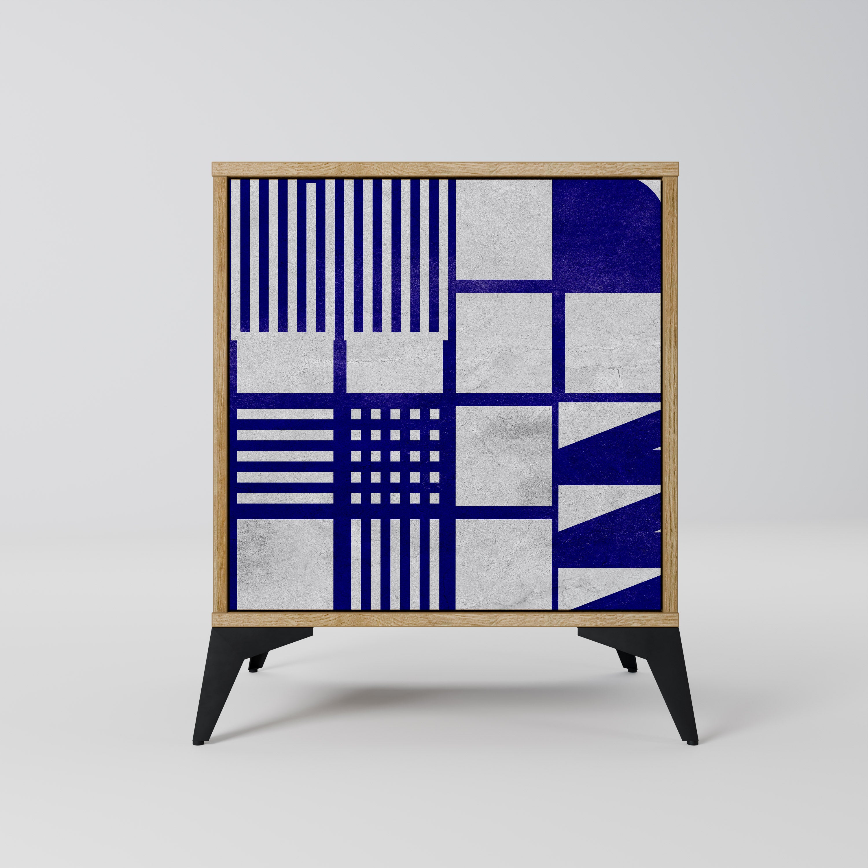 THE RIGHT PLACES Sideboard mit 1 Tür in Eiche-Optik