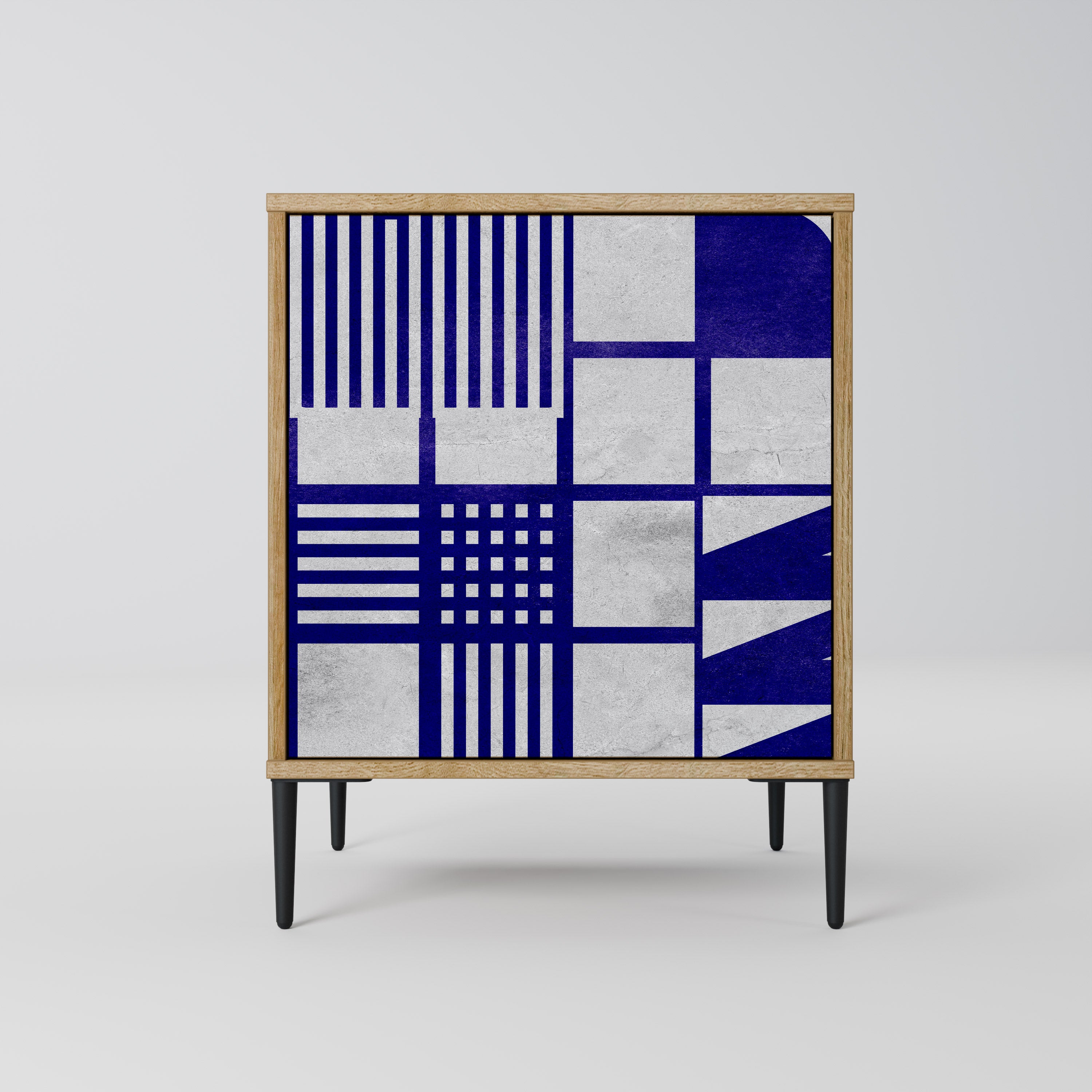 THE RIGHT PLACES Sideboard mit 1 Tür in Eiche-Optik