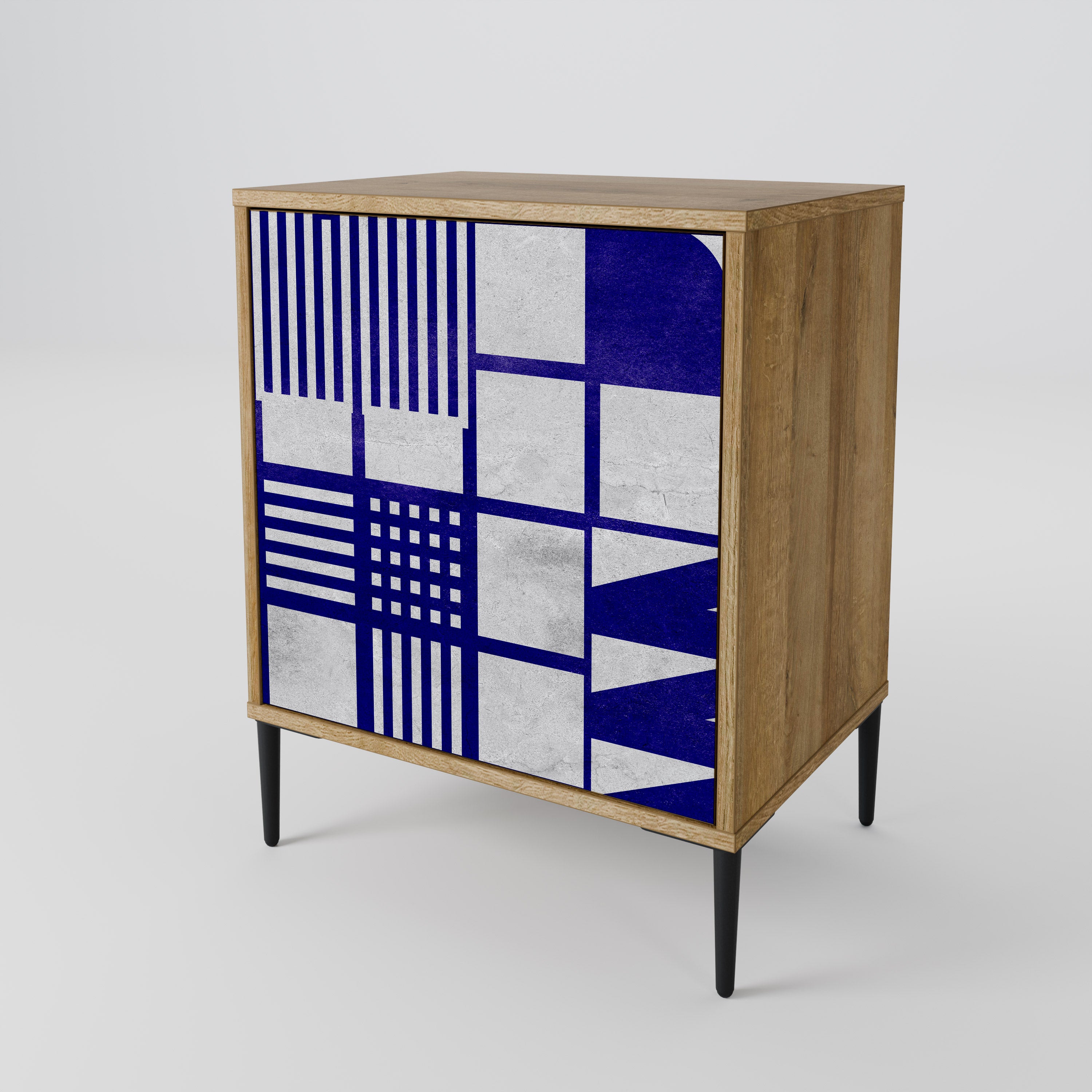 THE RIGHT PLACES Sideboard mit 1 Tür in Eiche-Optik