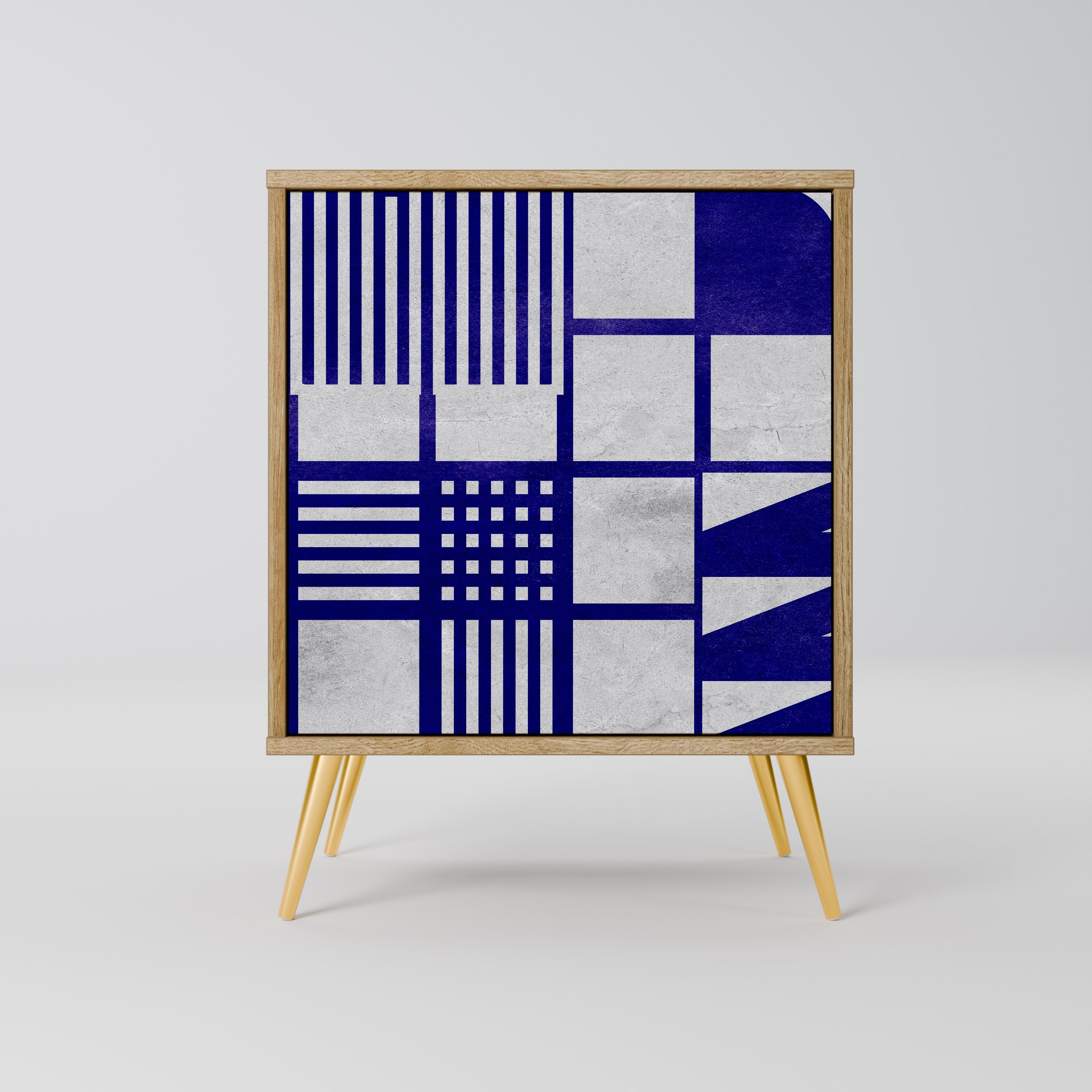 THE RIGHT PLACES Sideboard mit 1 Tür in Eiche-Optik