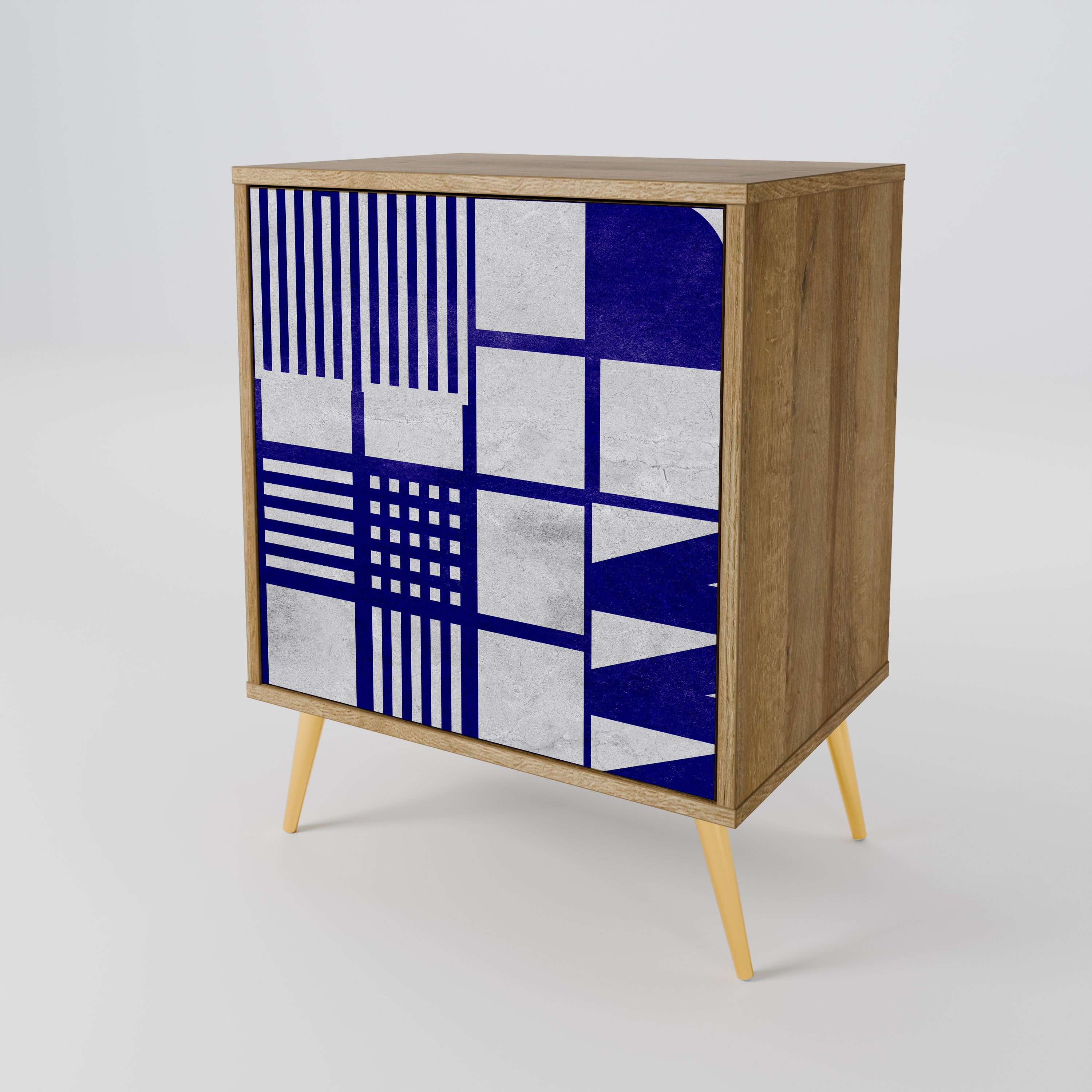 THE RIGHT PLACES Sideboard mit 1 Tür in Eiche-Optik