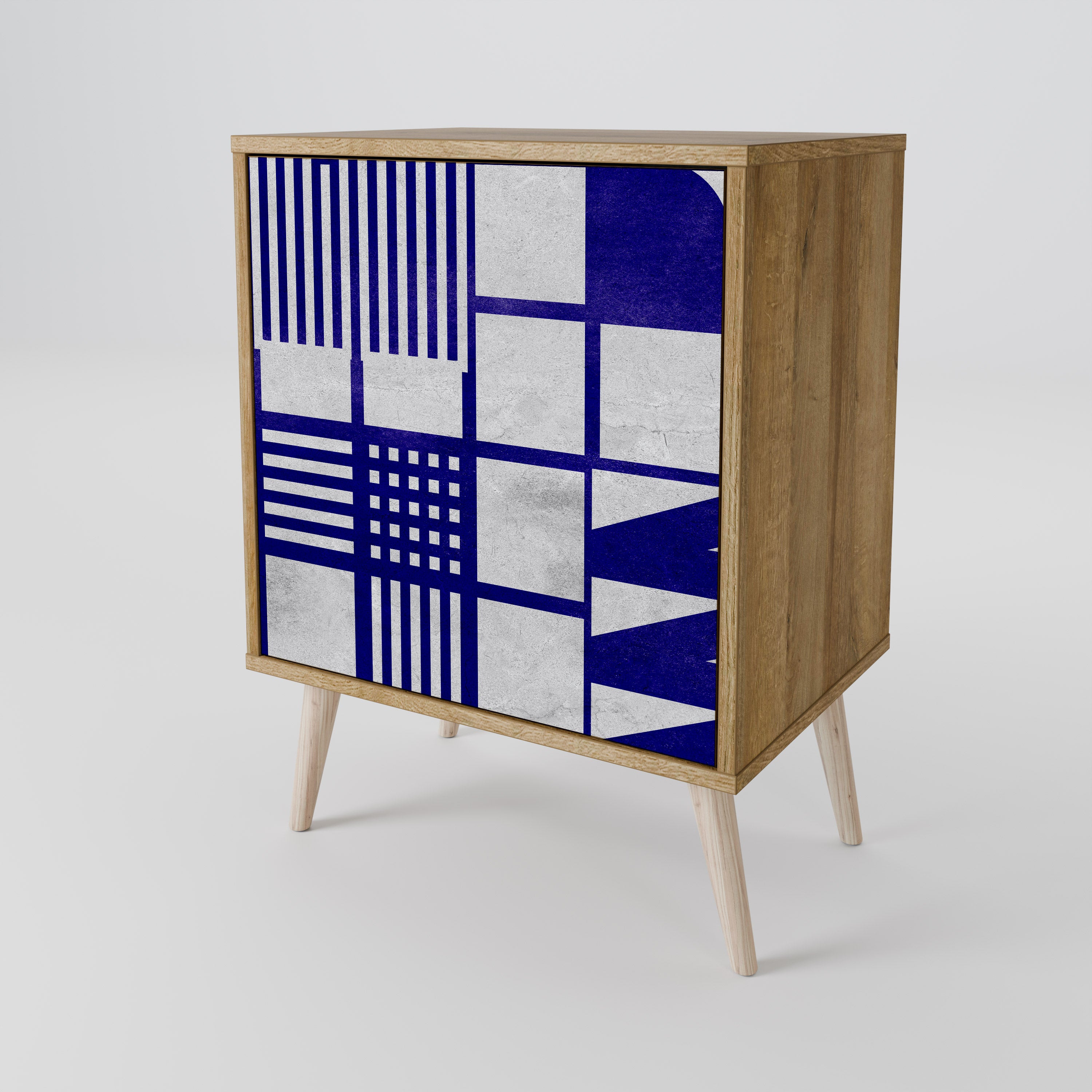 THE RIGHT PLACES Sideboard mit 1 Tür in Eiche-Optik