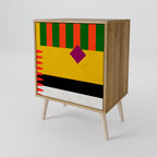 VIVID ART Sideboard mit 1 Tür in Eiche-Optik