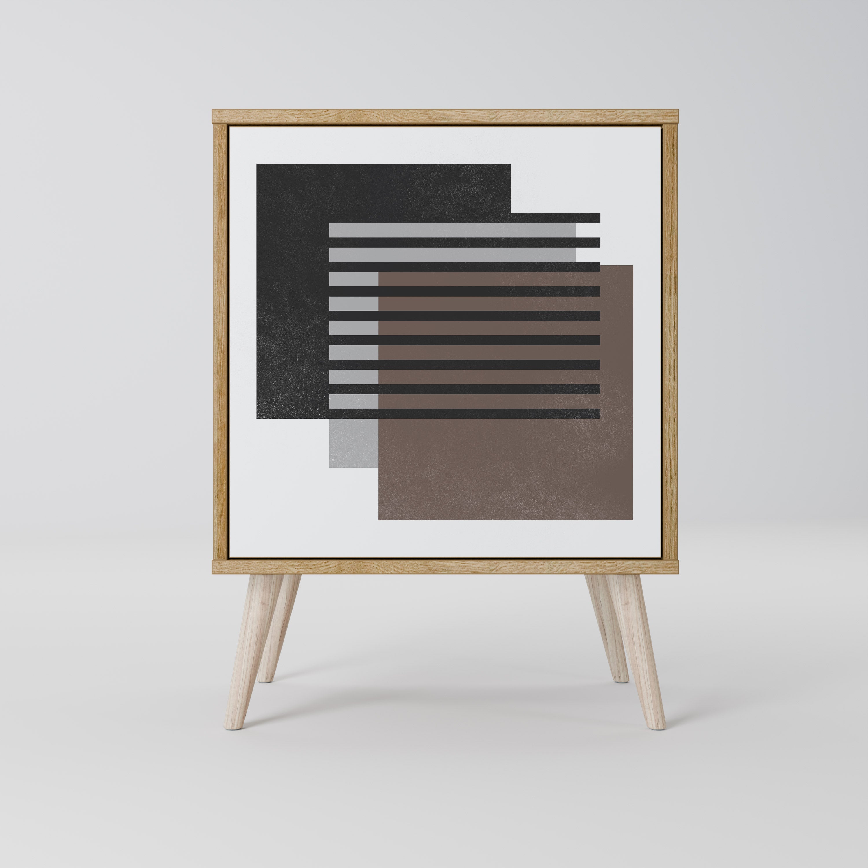 SHADOW SYNCHRONY Sideboard mit 1 Tür in Eiche-Optik