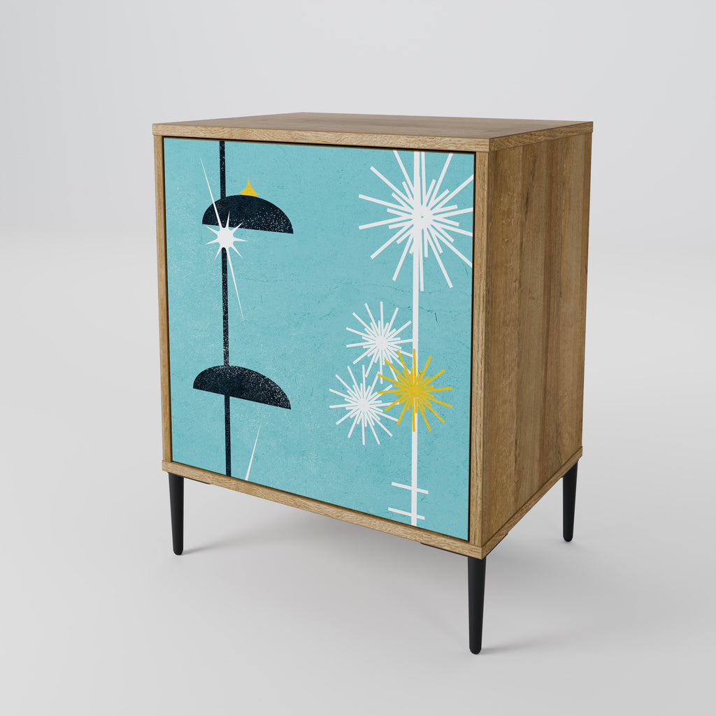 PATHS TO HAPPINESS Sideboard mit 1 Tür in Eiche-Optik