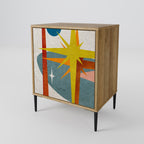 INTERSTELLAR VIBES 1-Door Sideboard in Oak Effect