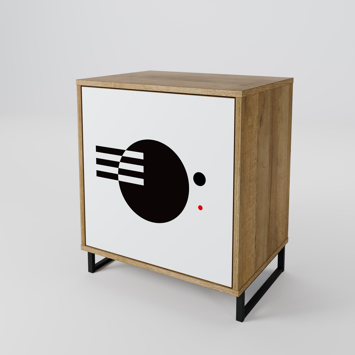 BLACK AND WHITE COMBINATION 1-türiges Sideboard