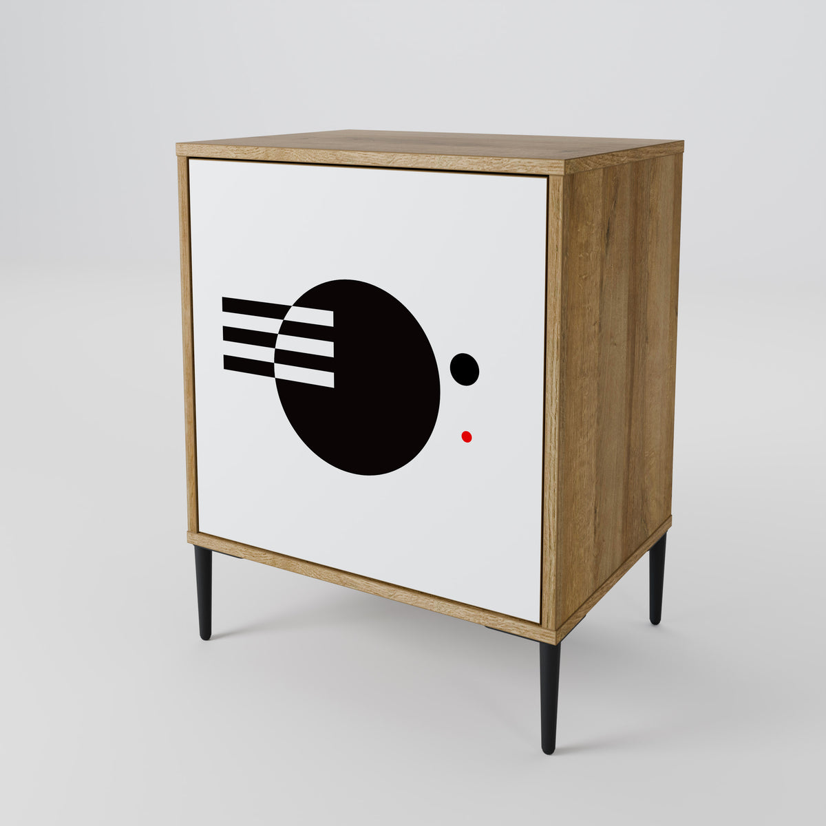BLACK AND WHITE COMBINATION 1-türiges Sideboard