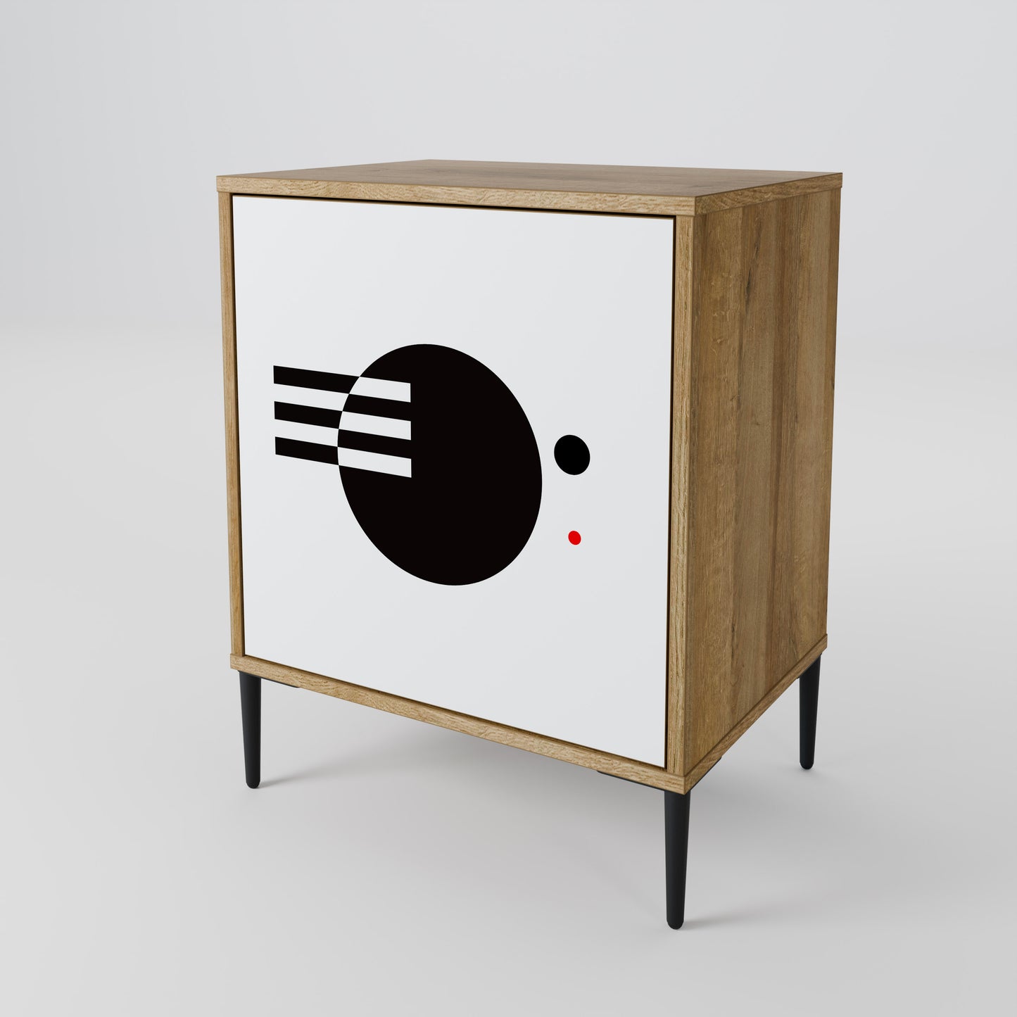 BLACK AND WHITE COMBINATION 1-türiges Sideboard