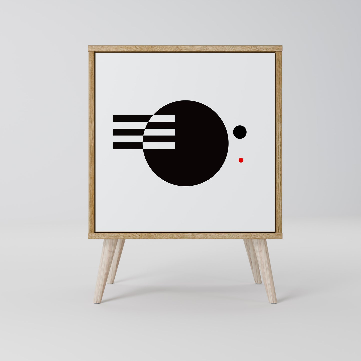 BLACK AND WHITE COMBINATION 1-türiges Sideboard