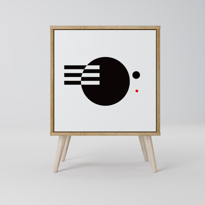 BLACK AND WHITE COMBINATION 1-türiges Sideboard