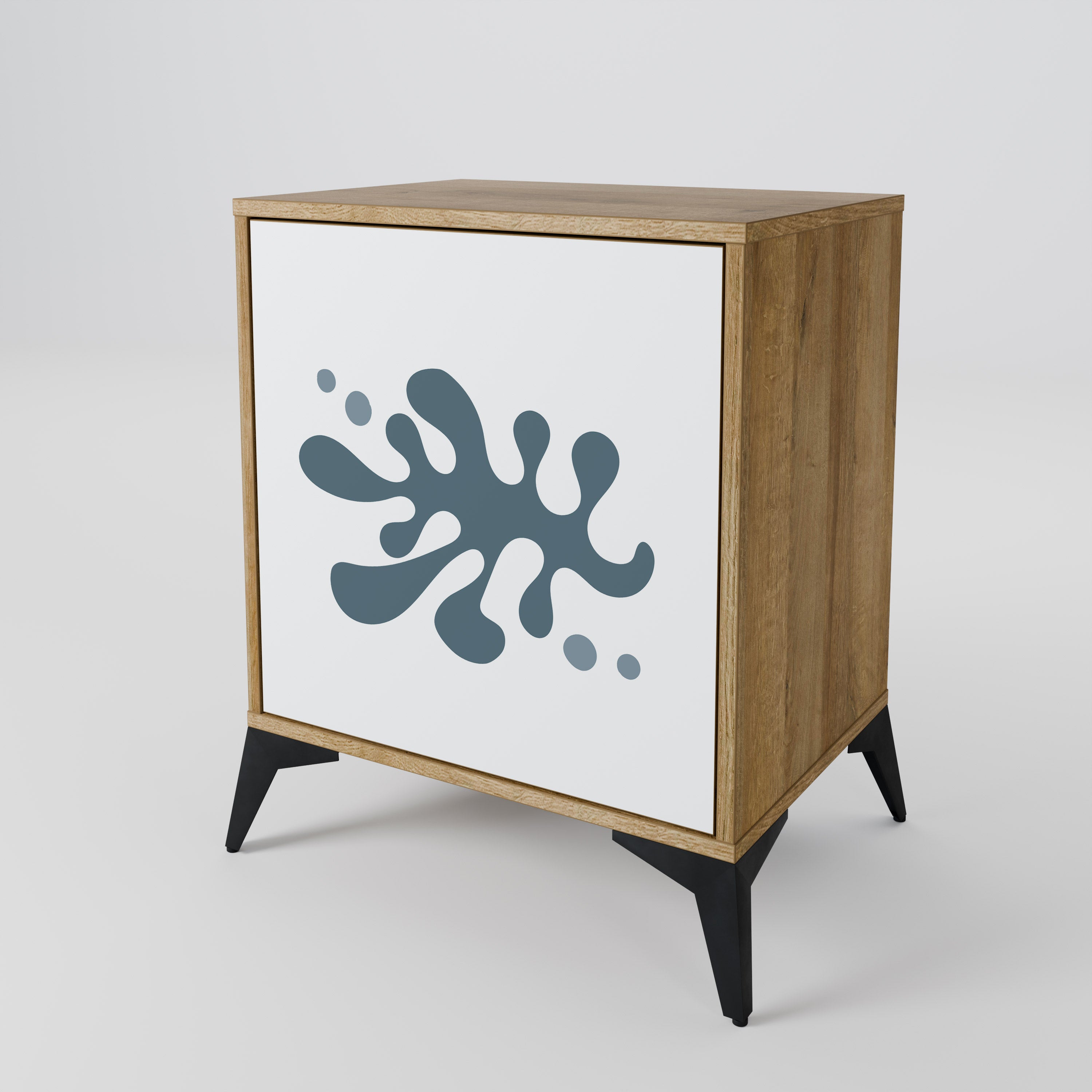 WONDERLAND VEGETATION Sideboard mit 1 Tür in Eiche-Optik