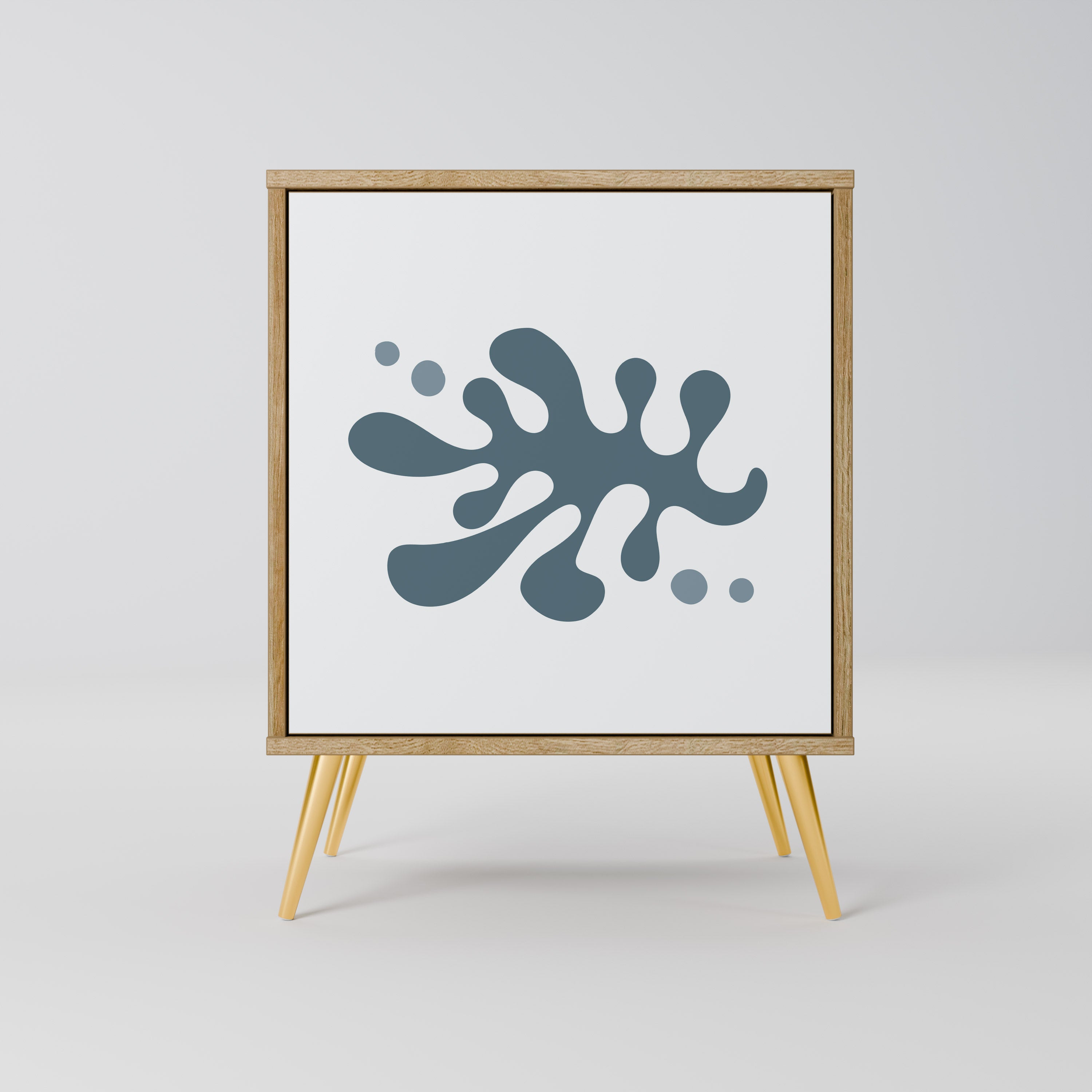 WONDERLAND VEGETATION Sideboard mit 1 Tür in Eiche-Optik