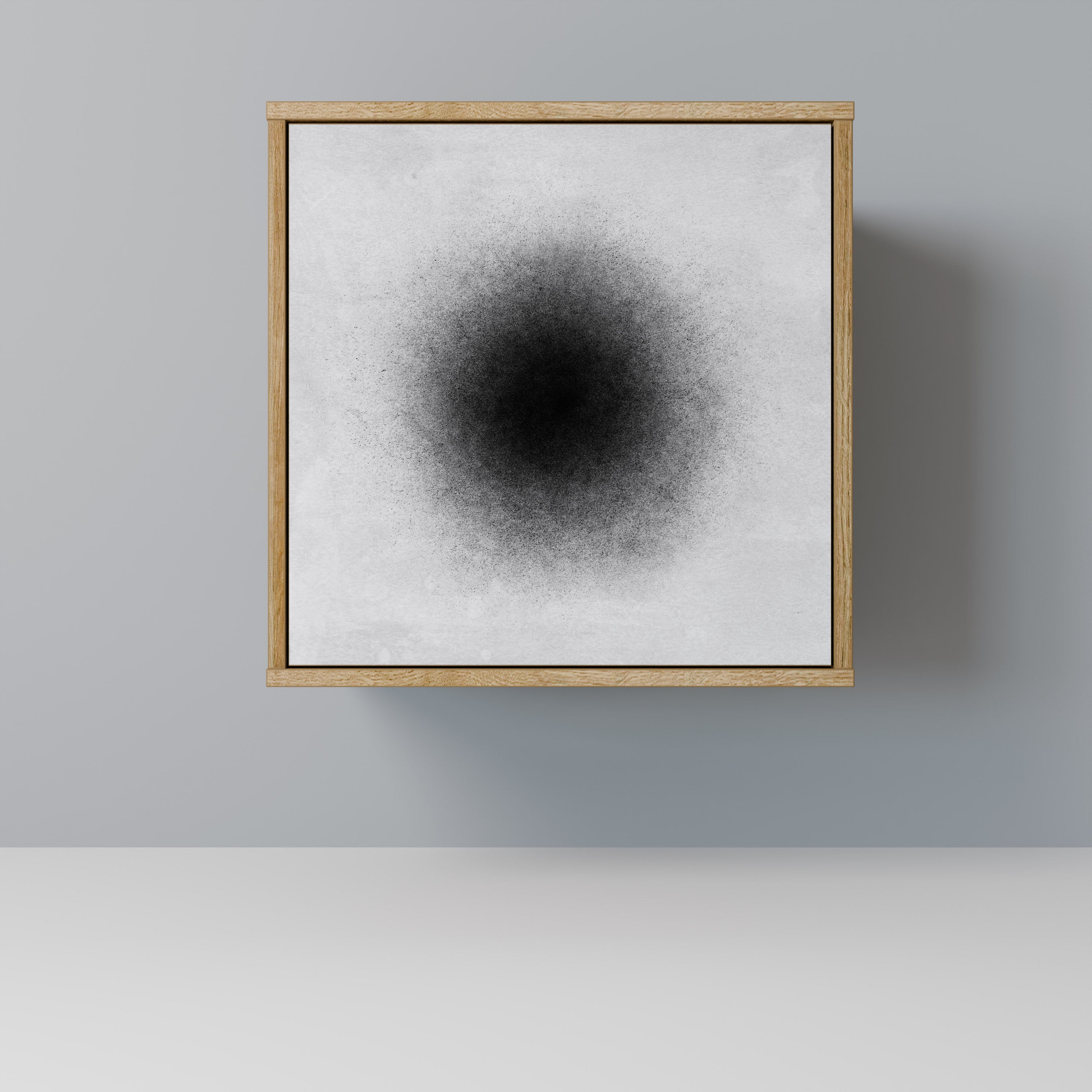 BLACK HOLE Sideboard mit 1 Tür in Eiche-Optik