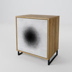 BLACK HOLE Sideboard mit 1 Tür in Eiche-Optik