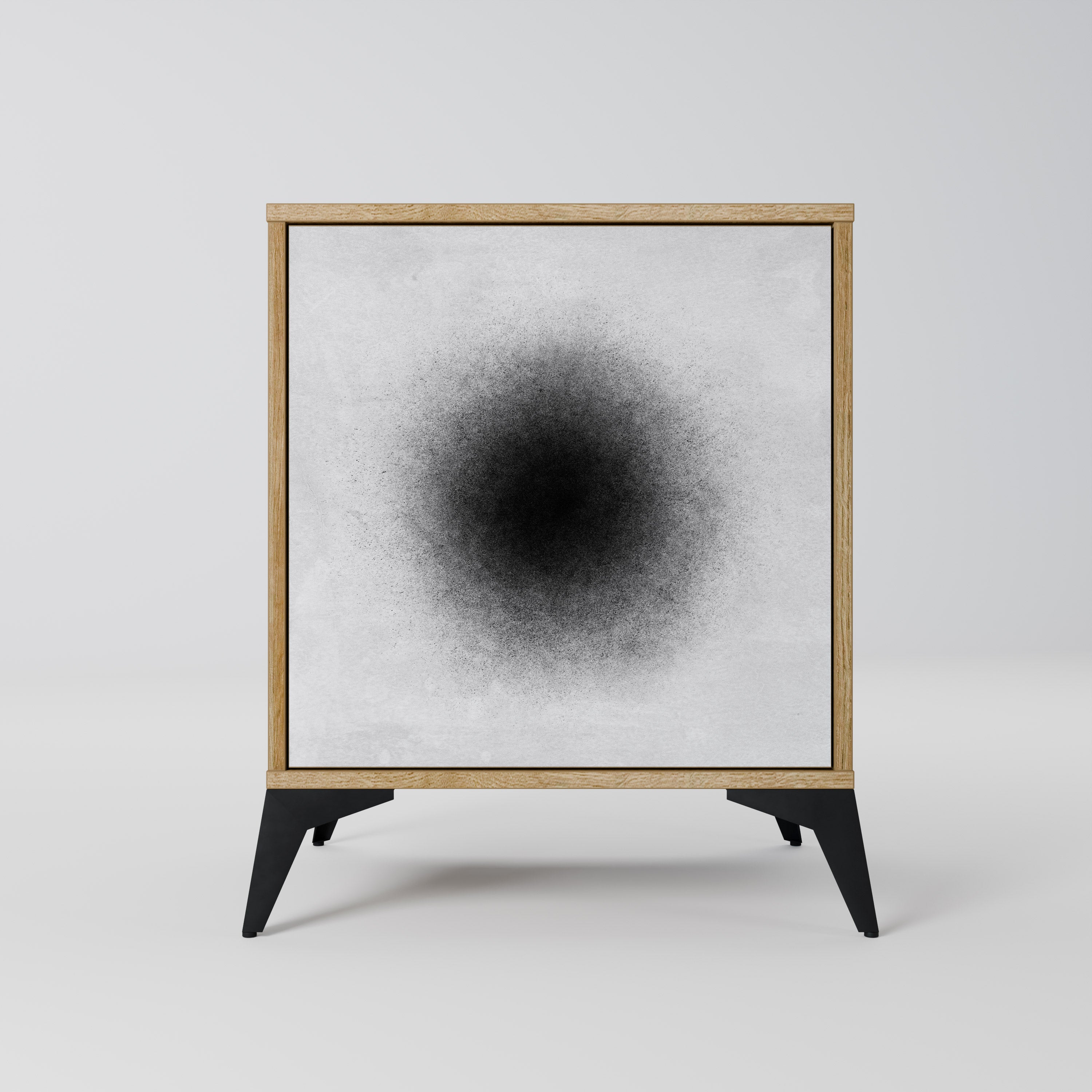 BLACK HOLE Sideboard mit 1 Tür in Eiche-Optik