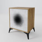 BLACK HOLE Sideboard mit 1 Tür in Eiche-Optik