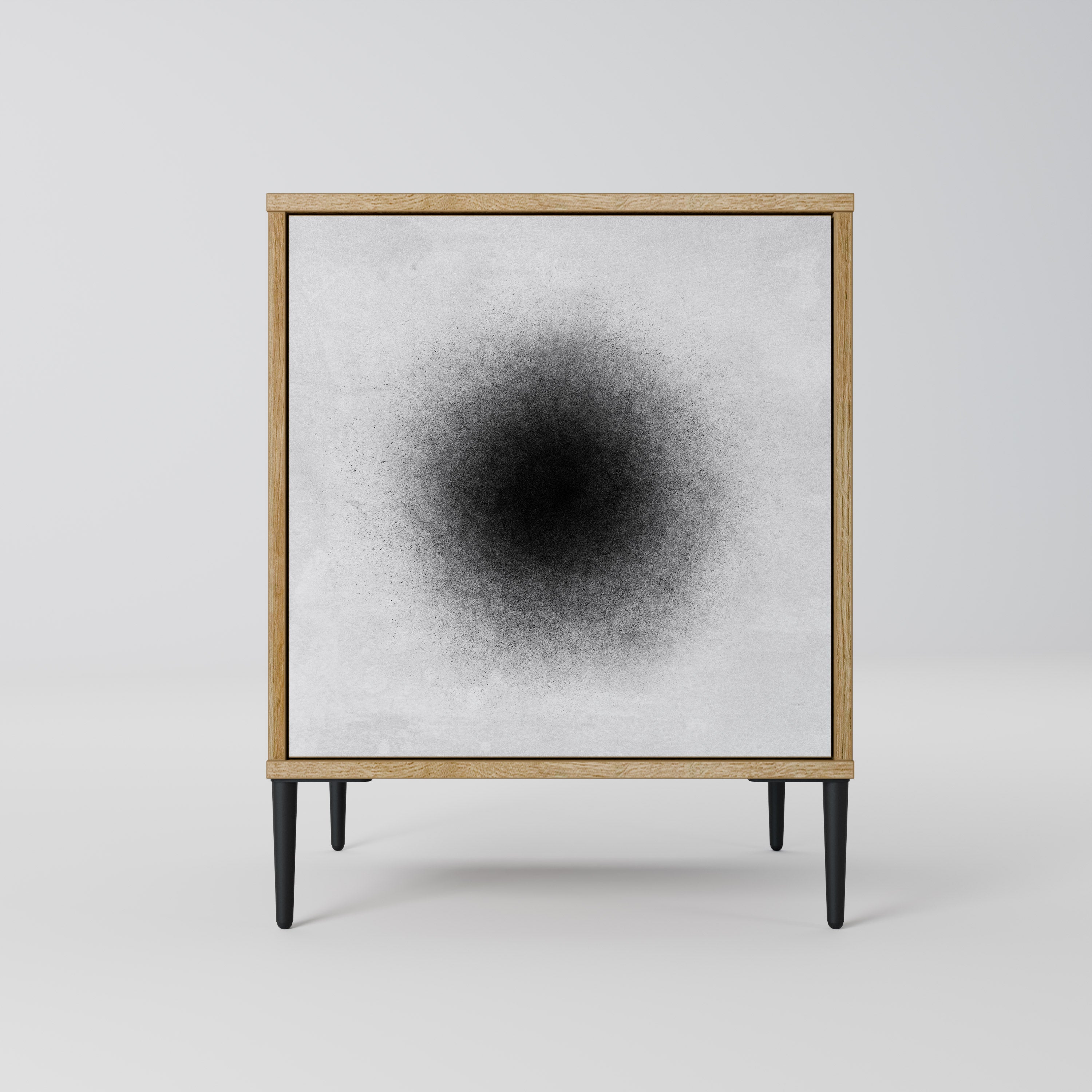 BLACK HOLE Sideboard mit 1 Tür in Eiche-Optik