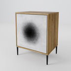BLACK HOLE Sideboard mit 1 Tür in Eiche-Optik