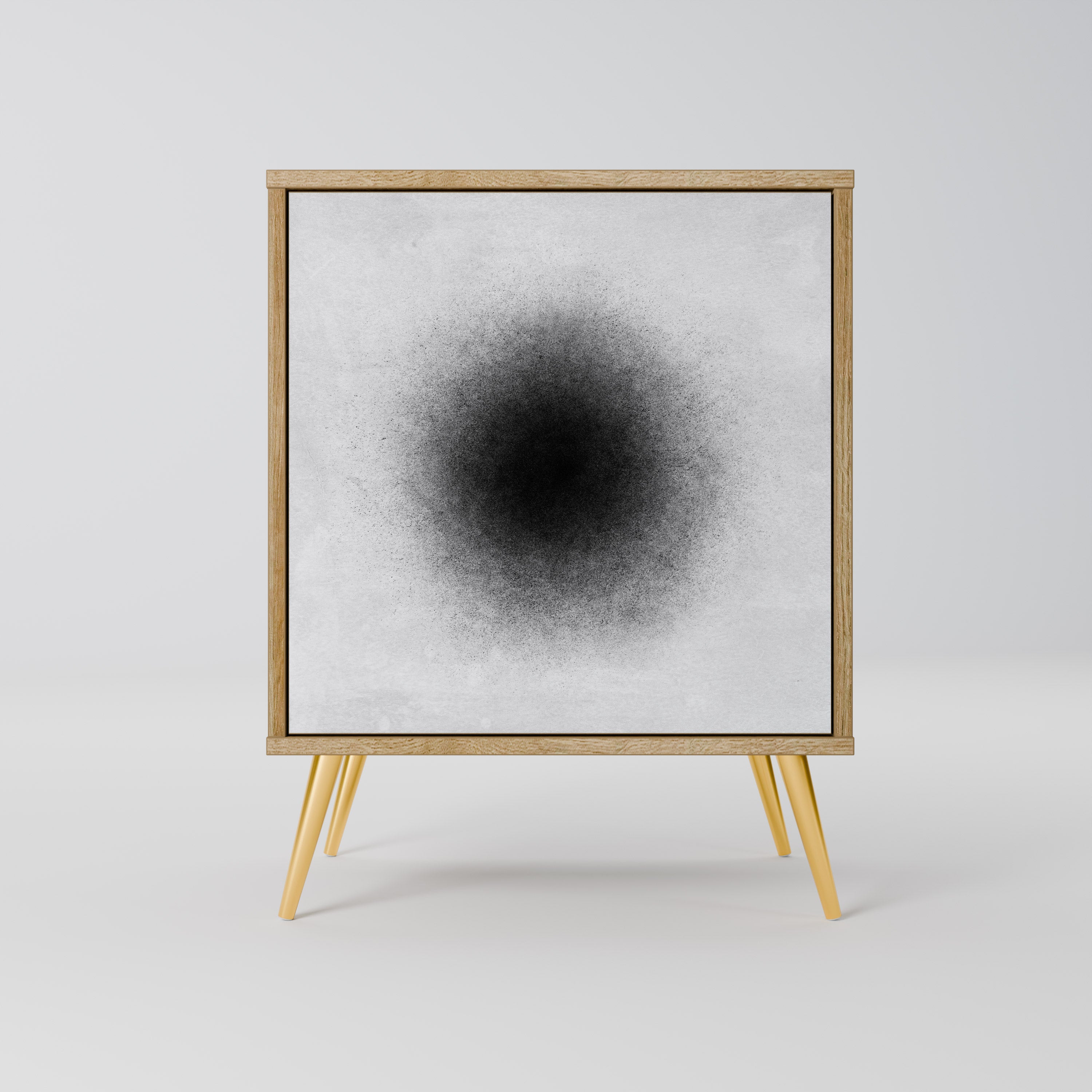 BLACK HOLE Sideboard mit 1 Tür in Eiche-Optik