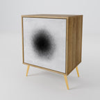 BLACK HOLE Sideboard mit 1 Tür in Eiche-Optik