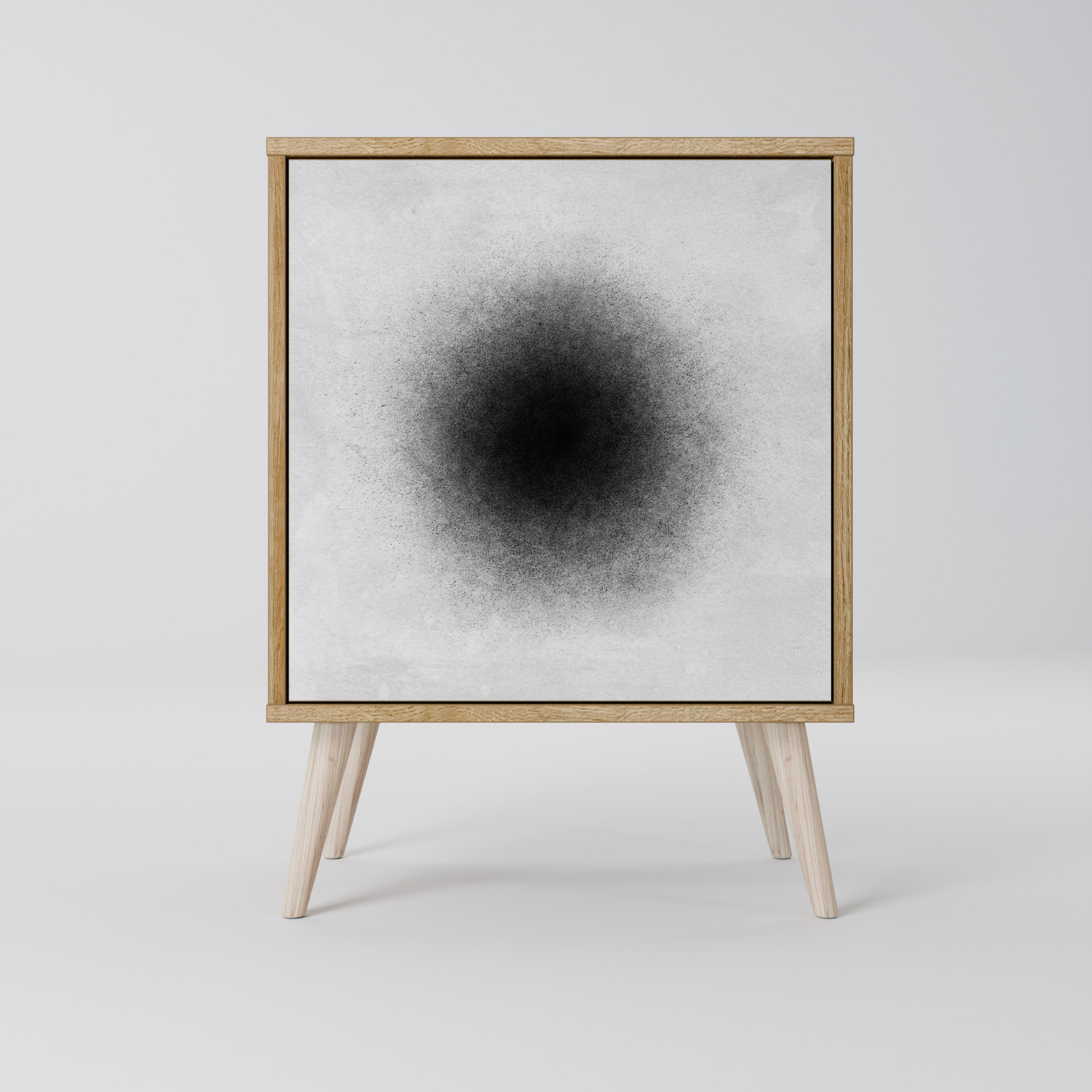 BLACK HOLE Sideboard mit 1 Tür in Eiche-Optik