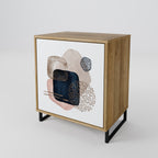 COLORFUL SHAPES Sideboard mit 1 Tür in Eiche-Optik