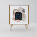 COLORFUL SHAPES Sideboard mit 1 Tür in Eiche-Optik