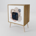 COLORFUL SHAPES Sideboard mit 1 Tür in Eiche-Optik