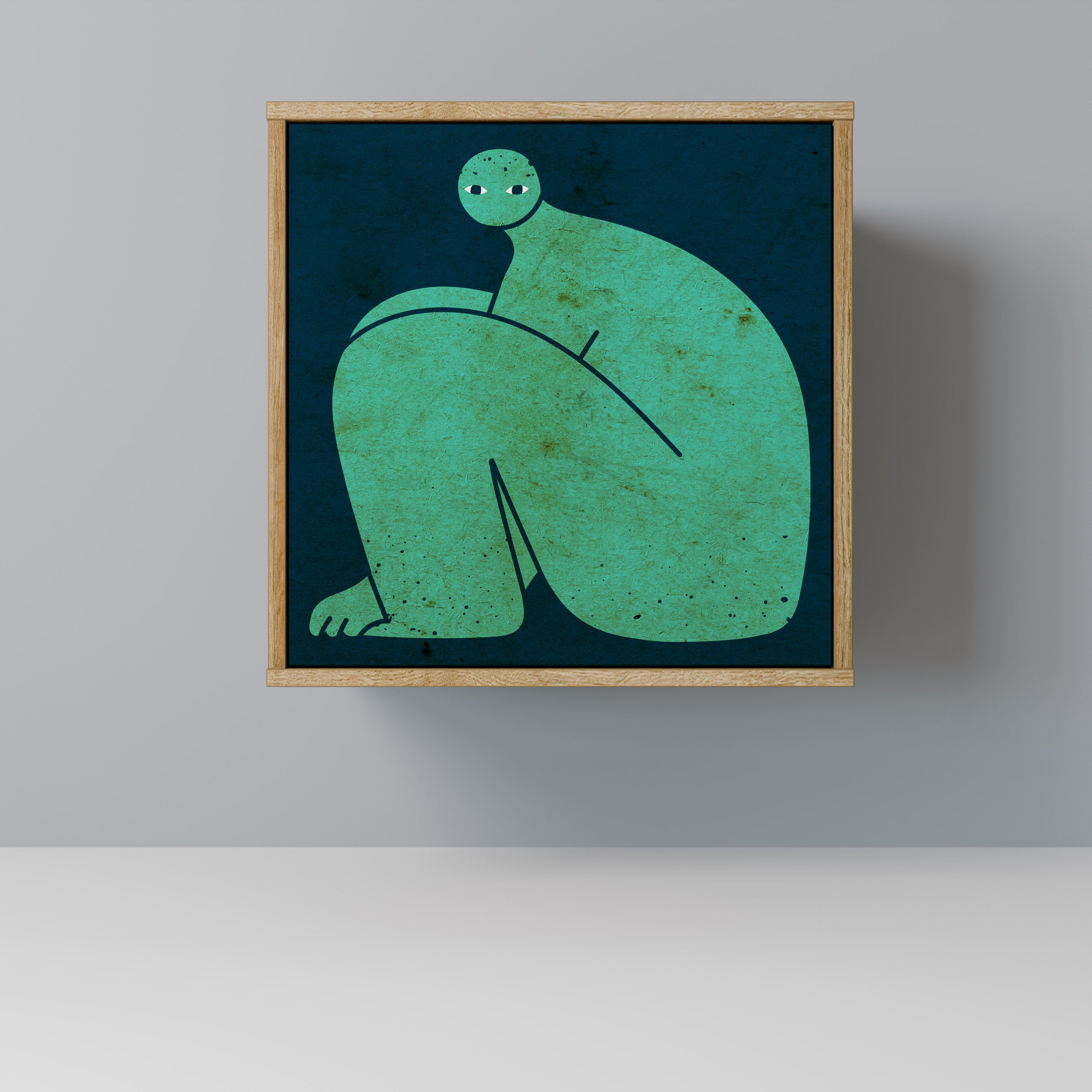 TOGETHER BUT SEPARATELY Sideboard mit 1 Tür in Eiche-Optik