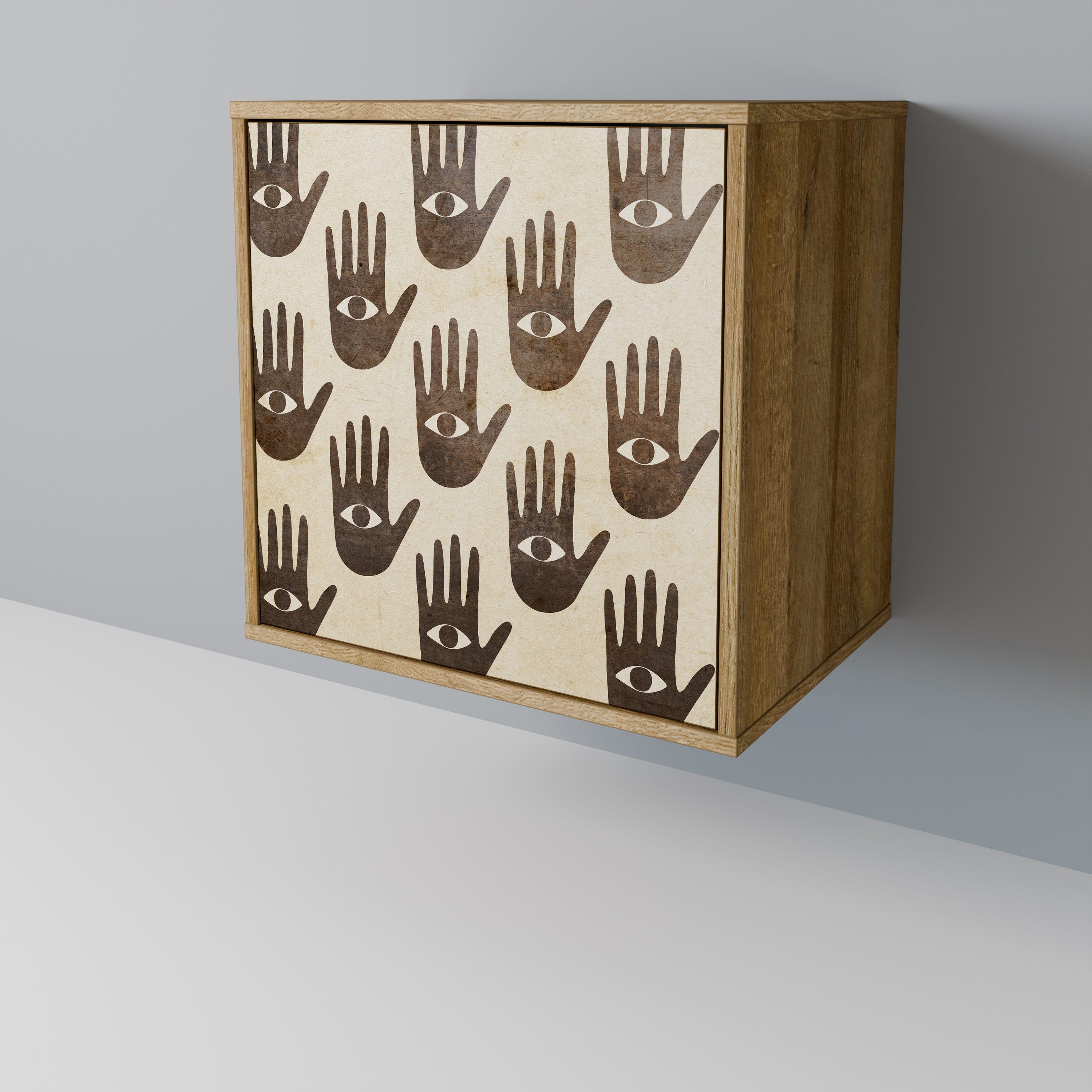 SEE MORE Sideboard mit 1 Tür in Eiche-Optik