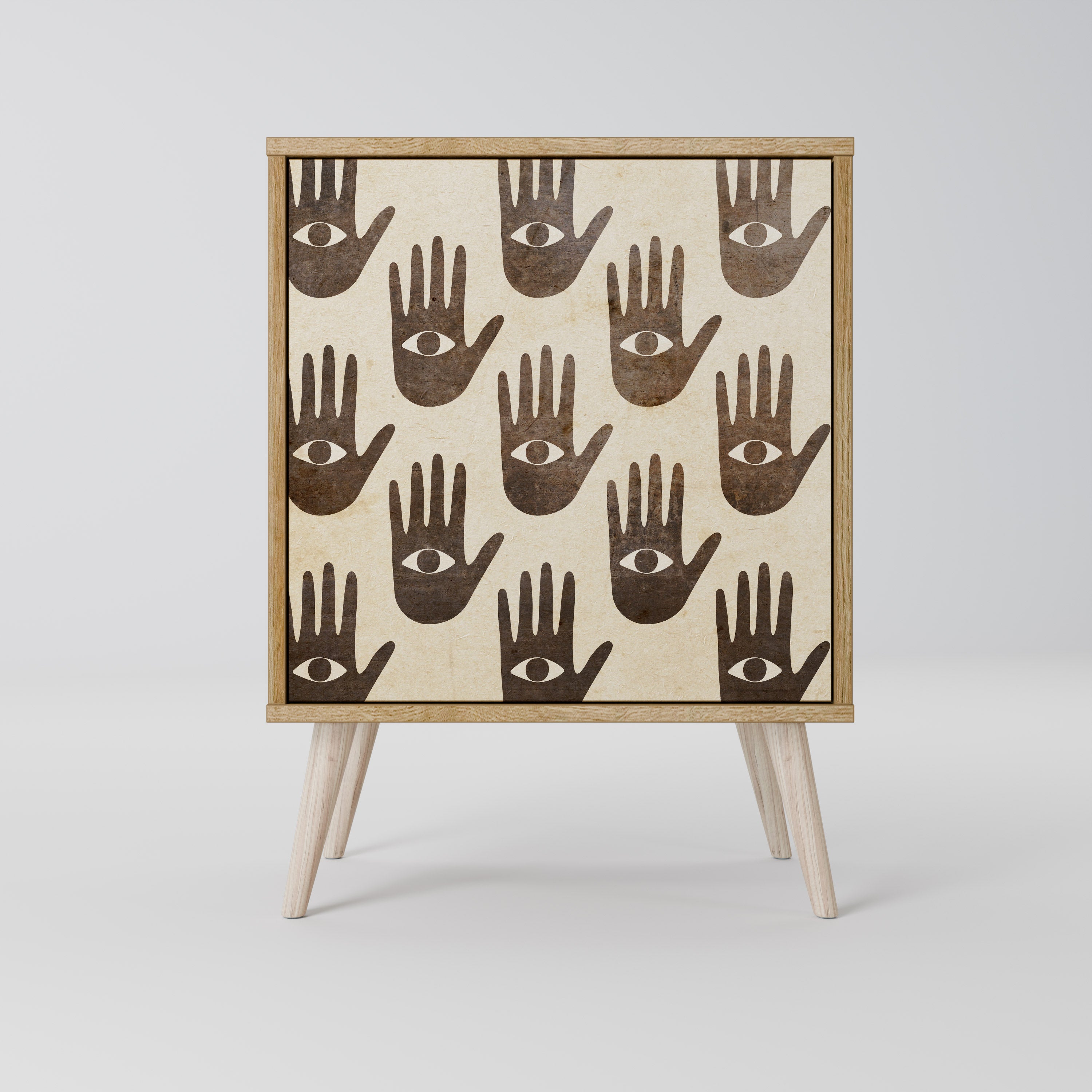 SEE MORE Sideboard mit 1 Tür in Eiche-Optik