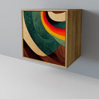 COLORFUL STRANDS Sideboard mit 1 Tür in Eiche-Optik
