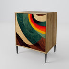 COLORFUL STRANDS Sideboard mit 1 Tür in Eiche-Optik