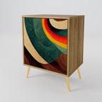 COLORFUL STRANDS Sideboard mit 1 Tür in Eiche-Optik