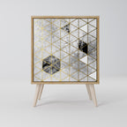 ASHEN ARIA Sideboard mit 1 Tür in Eiche-Optik