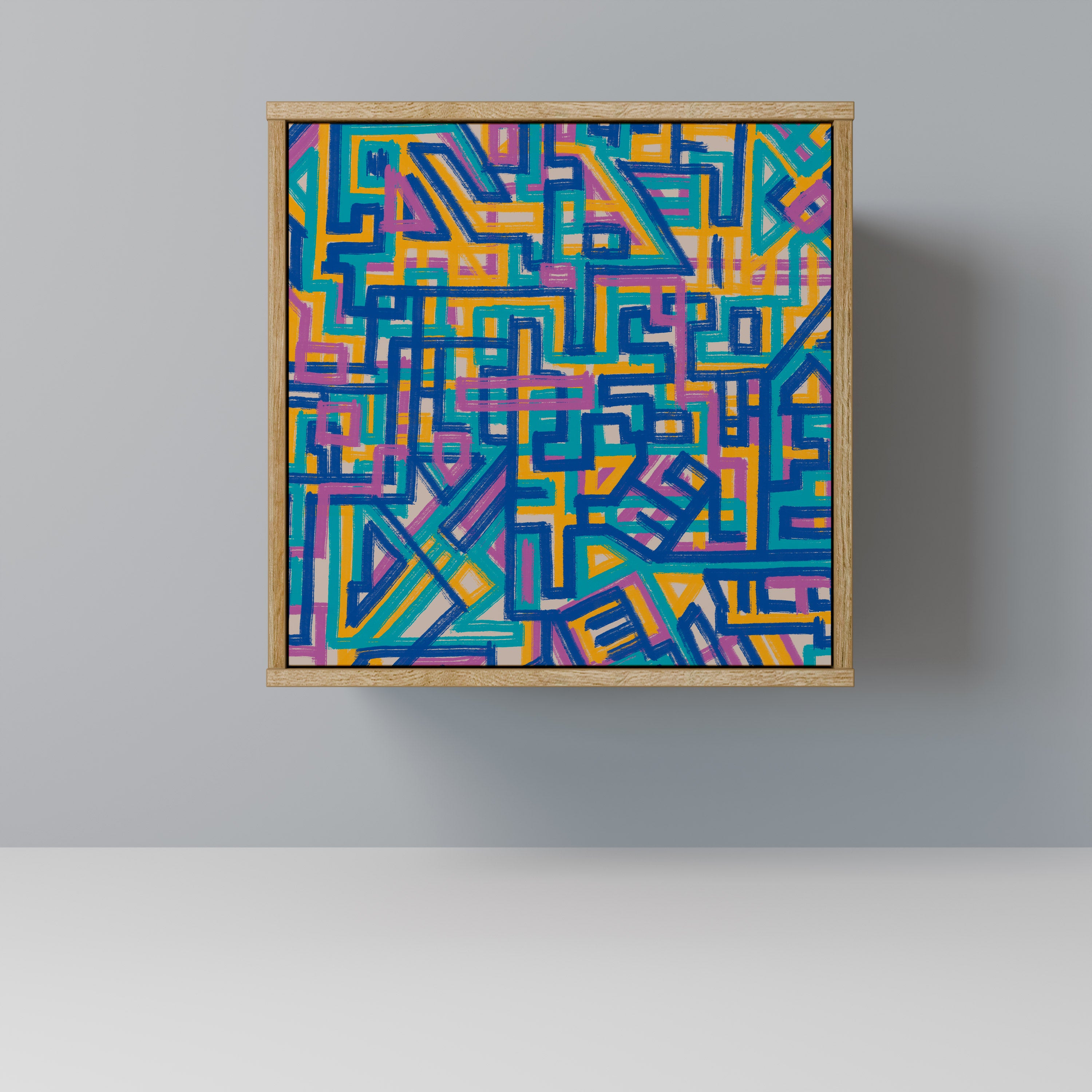 MEMORIES MAP Sideboard mit 1 Tür in Eiche-Optik