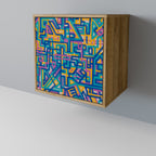 MEMORIES MAP Sideboard mit 1 Tür in Eiche-Optik