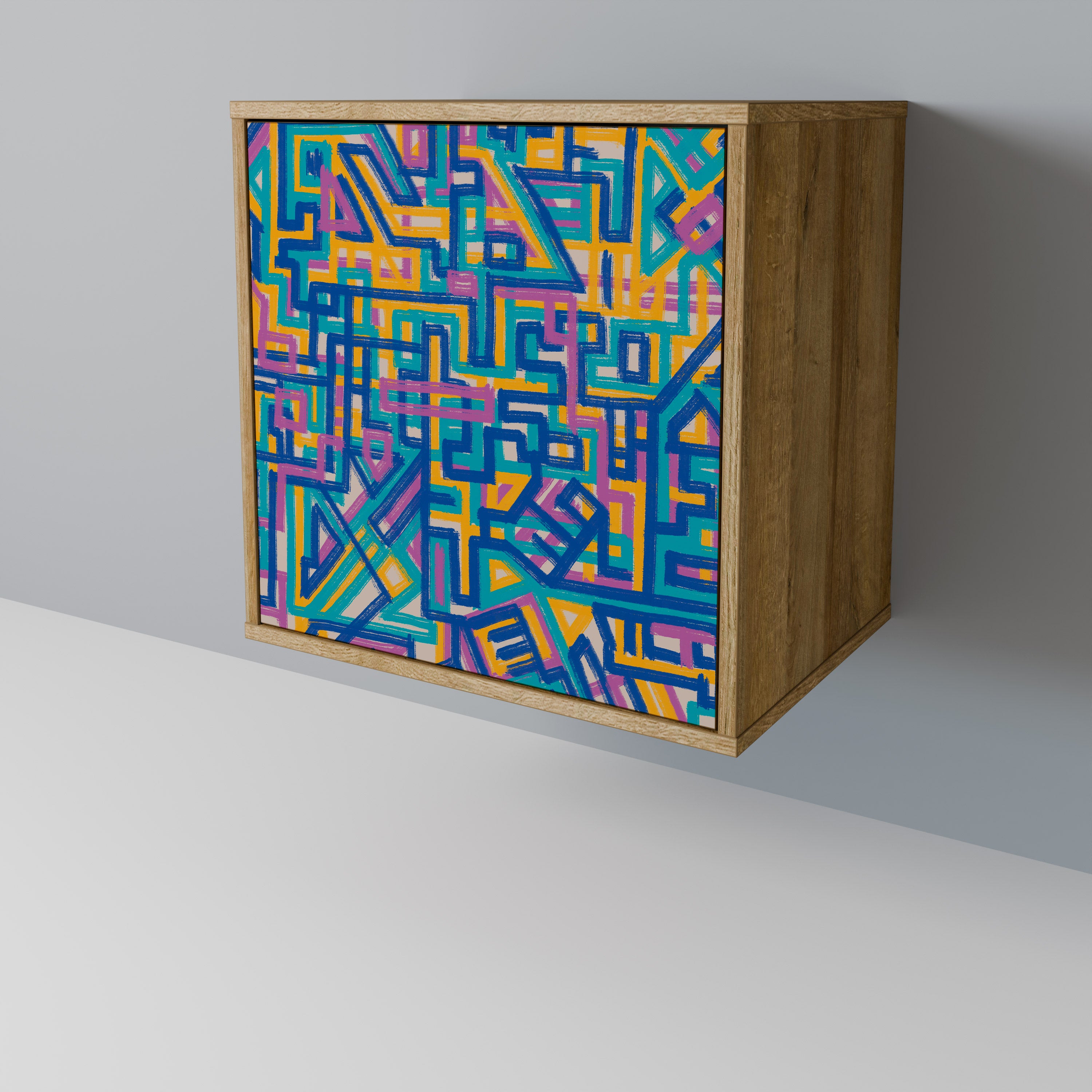 MEMORIES MAP 1-Door Sideboard