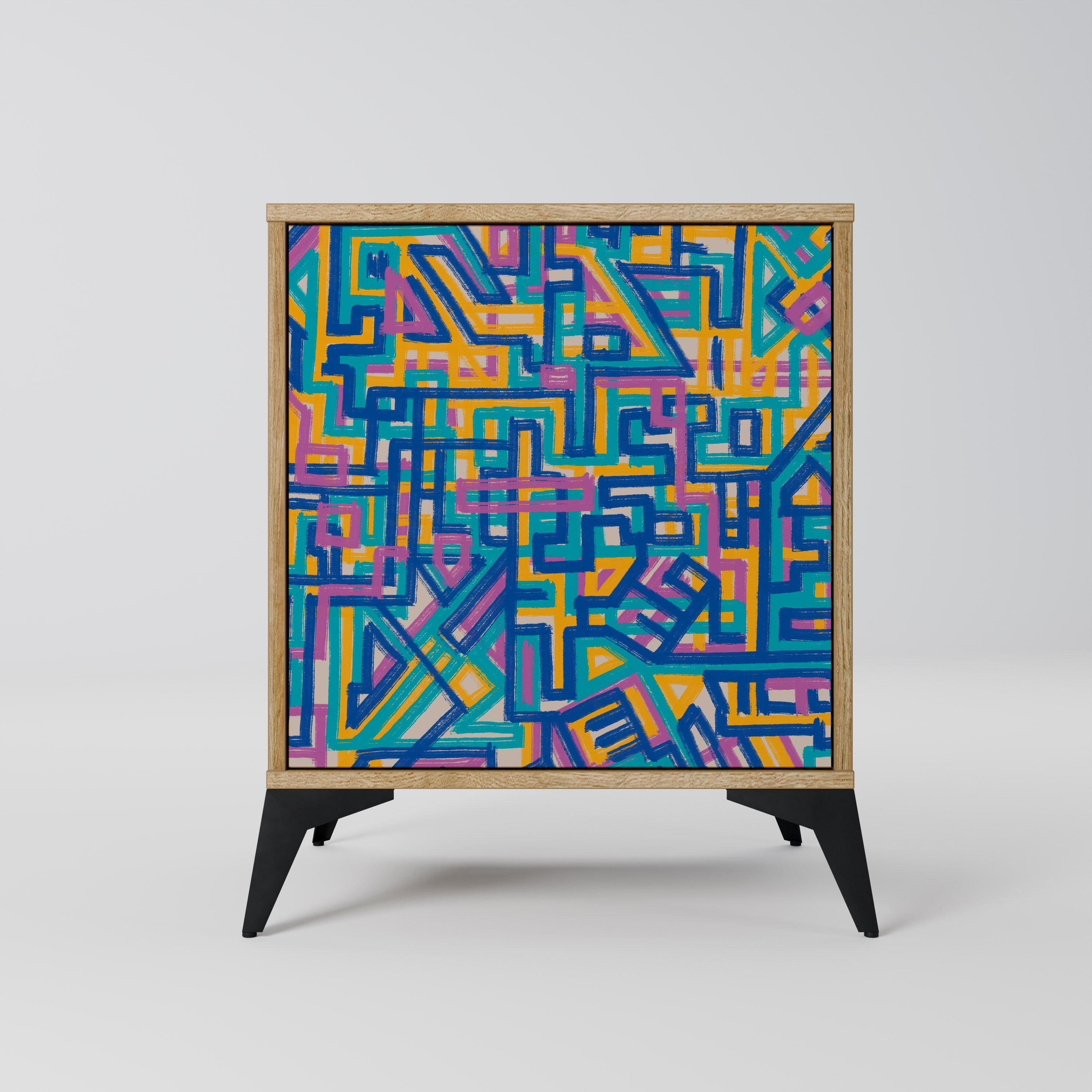 MEMORIES MAP Sideboard mit 1 Tür in Eiche-Optik