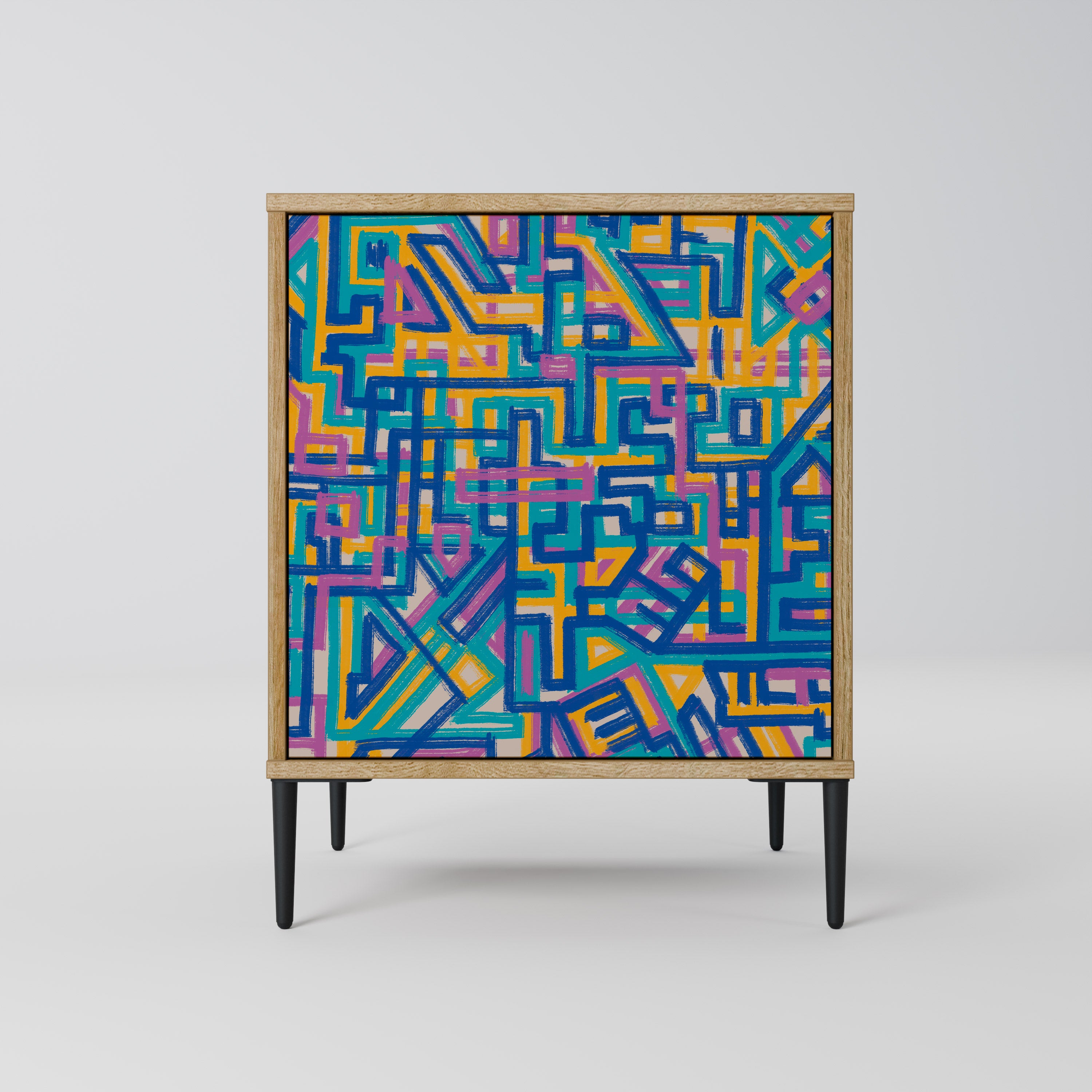 MEMORIES MAP Sideboard mit 1 Tür in Eiche-Optik