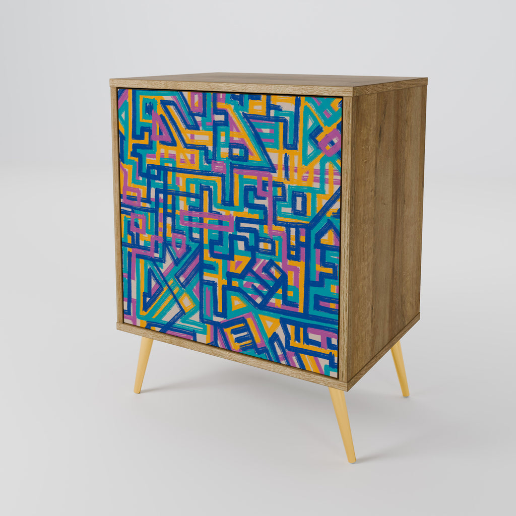 MEMORIES MAP Sideboard mit 1 Tür in Eiche-Optik