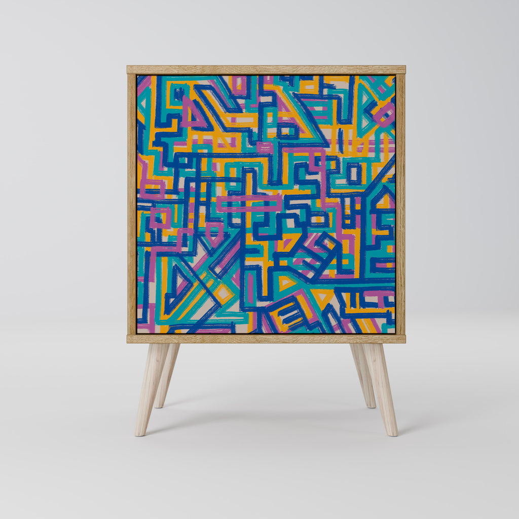 MEMORIES MAP Sideboard mit 1 Tür in Eiche-Optik