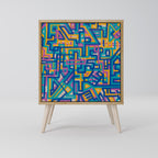 MEMORIES MAP Sideboard mit 1 Tür in Eiche-Optik