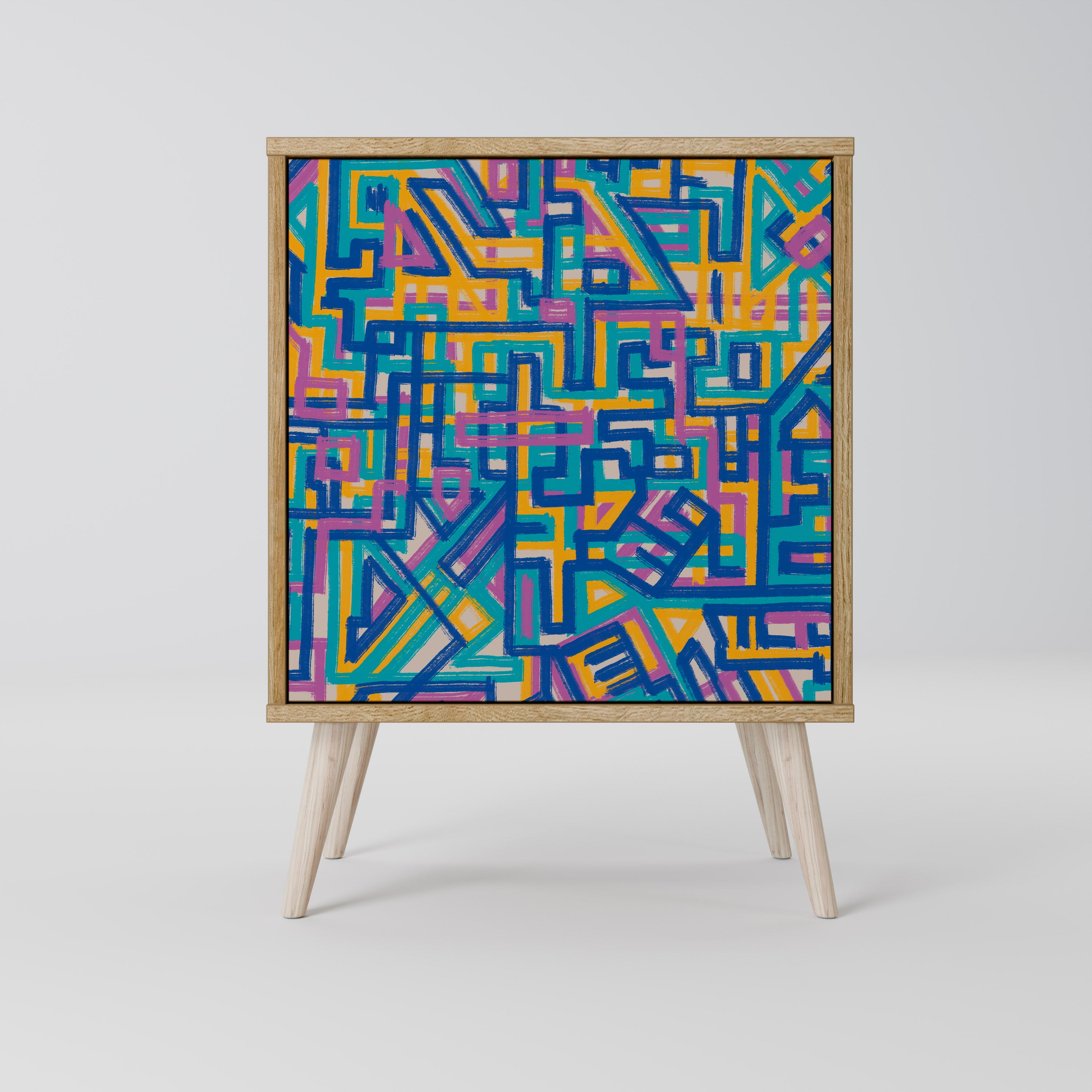 MEMORIES MAP Sideboard mit 1 Tür in Eiche-Optik